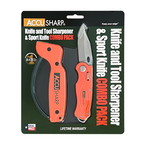 AccuSharp Knife & Tool Sharpener Orange (014) - Blade HQ