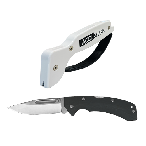 Buy AccuSharp® Knife Sharpener & Lockback Knife Combo (717C)
