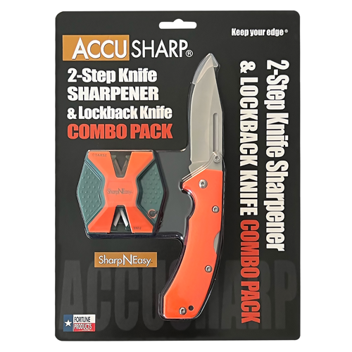  AccuSharp Pro Knife & Tool Sharpener - Diamond-Honed Tungsten  Carbide Rust-Free Sharpener Quickly Sharpens, Restores, Repairs & Hones  Serrated Blades, Cutting Tools, Cleavers, Axes & Machetes…: Home & Kitchen