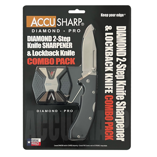 Buy Accusharp Diamond PRO Two-Step & Knife Combo (723C)
