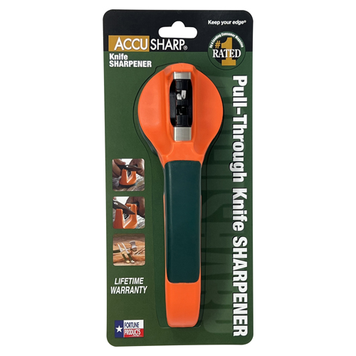 AS039C AccuSharp Pull Through Knife Sharpener Orange