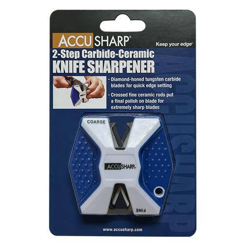 AccuSharp 2-Stage Diamond-Honed Tungsten Carbide 4-in-1 Knife & Tool  Sharpener - Gillman Home Center