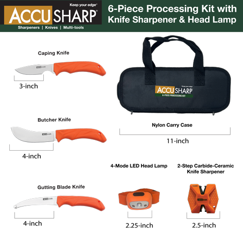 AccuSharp 2-Step Carbide-Ceramic Knife Sharpener