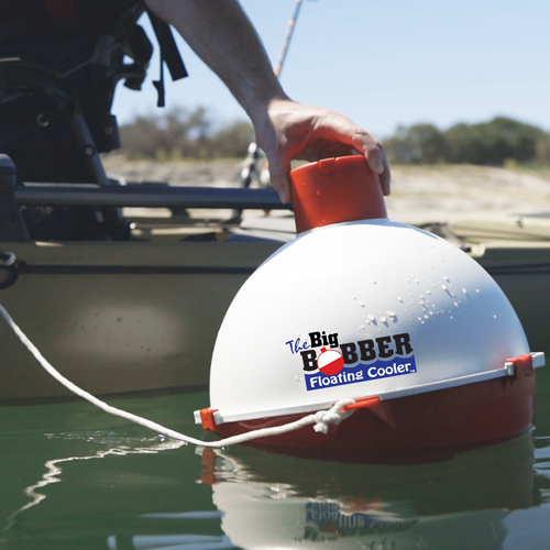 Custom Imprinted Fishing Bobber Shaped Floating Coolers