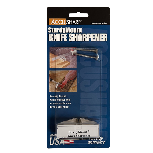 AccuSharp Sturdy Mount Knife Sharpener - Mountable Professional Knife  Sharpening Tool - Sharpens, Restores & Hones - Diamond-Honed Tungsten  Carbide