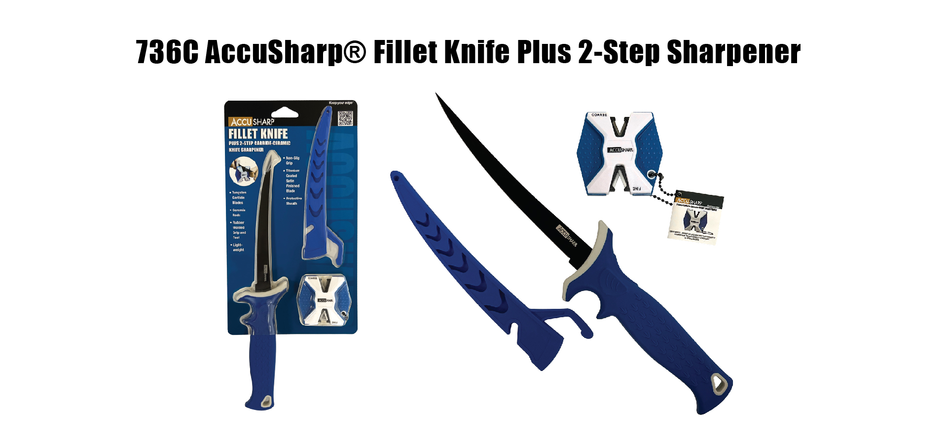 AccuSharp Knife Sharpener Multipack - Includes Knife Sharpener, Garden Tool  Sharpener & Scissor Sharpener - Restores, Repairs & Hones Blades & Edges 