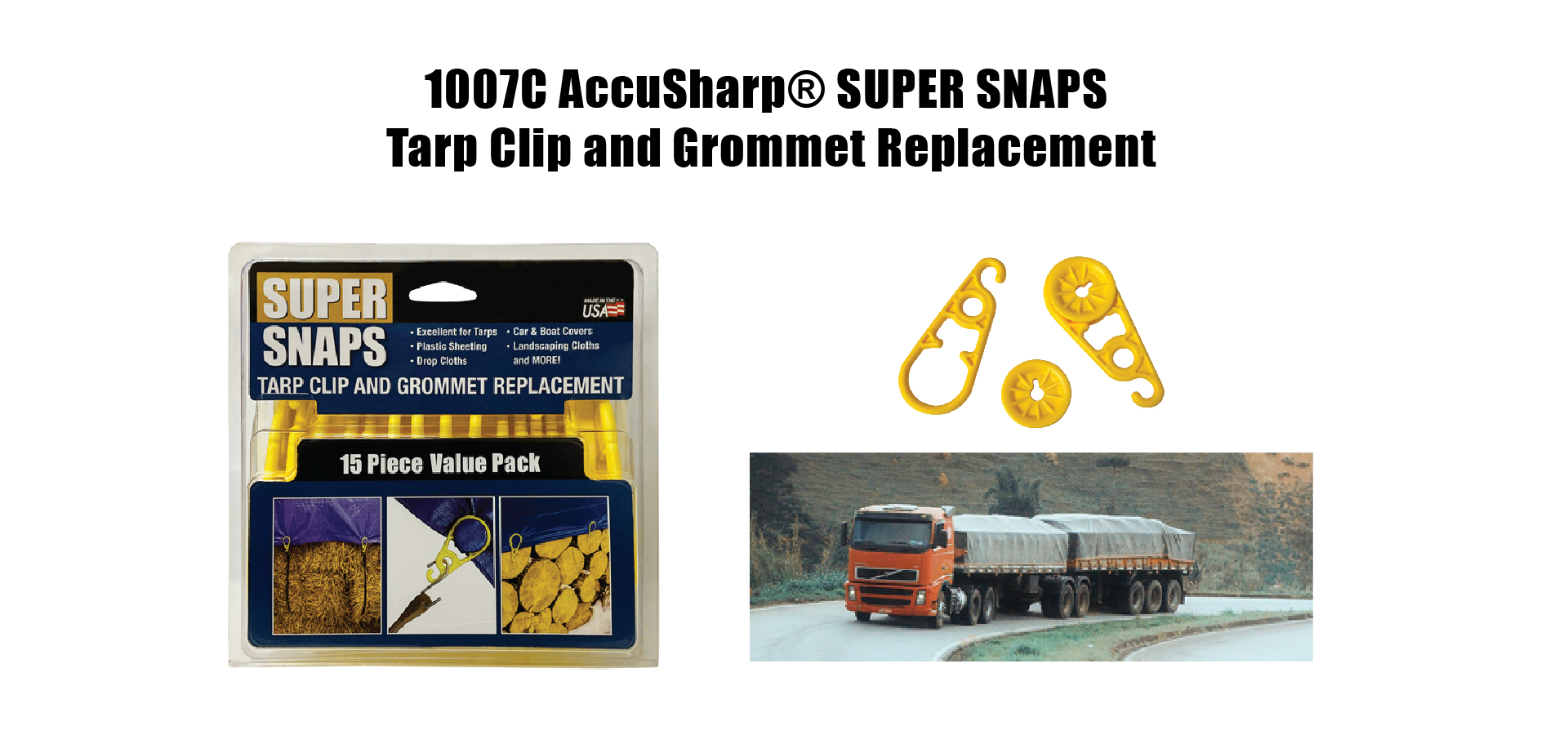 Accusharp 1006C Super Snaps 6 Pack
