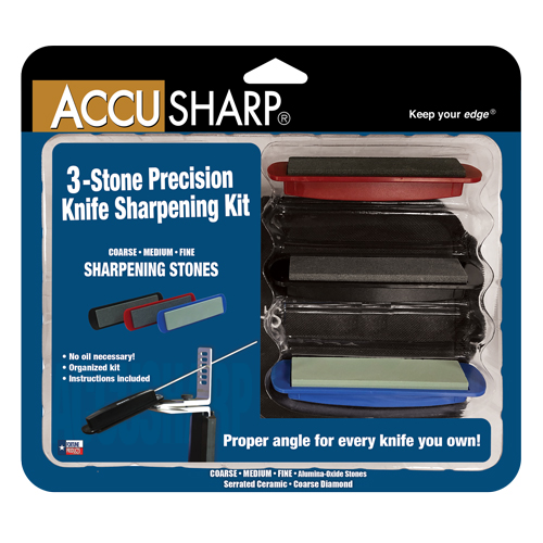 AccuSharp 3-Stone Precision Set Coarse, Medium, Fine Diamond